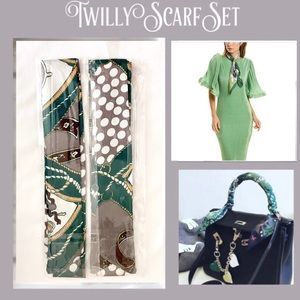 Handbag Skinny Scarf Set • 3/$20